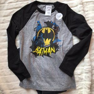 2/$20 $22 DC Comics Batman Boys LS Graphic Tee